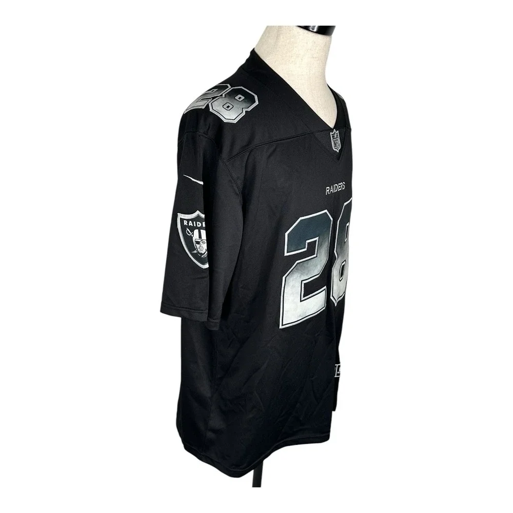 Raiders 2020 Nike On Field 28 Josh Jacobs Football Jersey Inaugural Season Patch